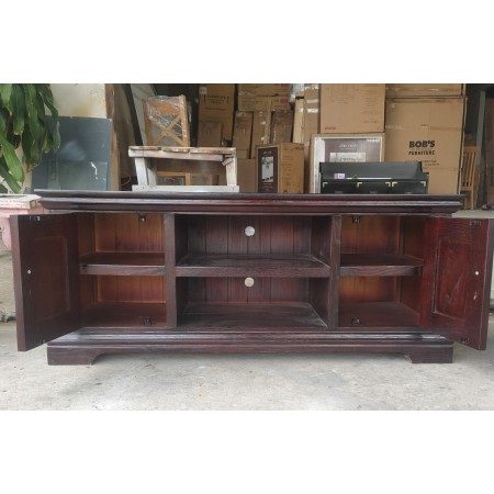 Victoria  - TV 1m2 : Kệ Ti Vi Gổ Sồi  2 Cánh Gỗ